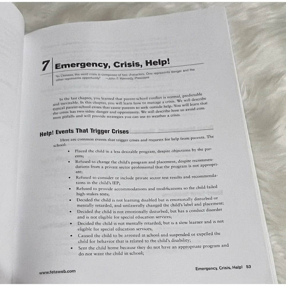 WrightsLaw From Emotions to Advocacy 2nd Ed Special Education Survival Guide